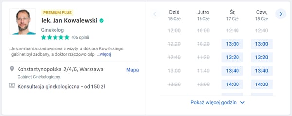 premium plus przyklad